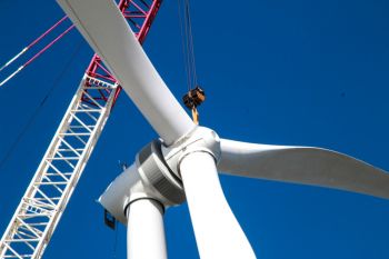 На Кочубеевской ВЭС собрано более половины ветроэнергетических установок
