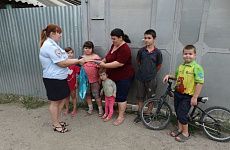Сотрудники полиции Георгиевского городского округа провели  акцию «Собери ребенка в школу»