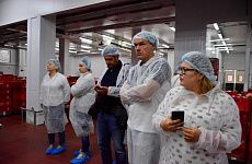 Федеральные журналисты посетили георгиевский мясокомбинат «Олимпия»