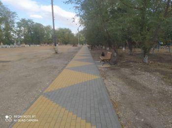 В поселке Новоульяновском благоустроили пешеходную зону