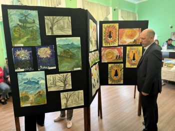 Открытие благотворительной выставки в Георгиевске