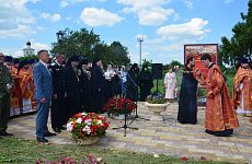 В Георгиевском округе к 10-летию епархии открыли «Аллею воинской славы»